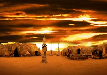 Décor star wars "Tatooine"